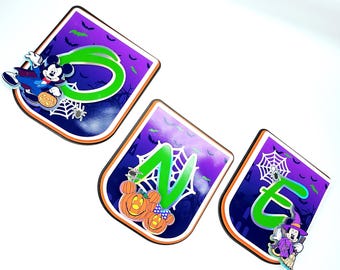 Halloween Mickey Mouse High Chair Banner: Party Decoration