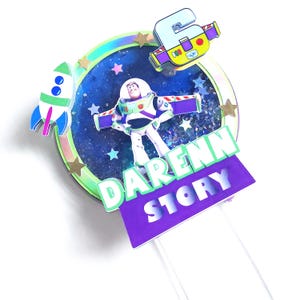 Toy Story Buzzlightyear cake topper, Toy Story Party Decorations, Toy Story Birthday decorations, Toy Story Buzzlightyear Birthday theme