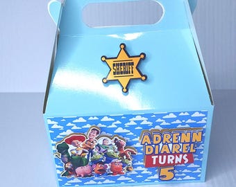 Cajas de regalos de Toy Story: regalos de cumpleaños de Woody