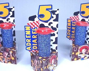 Cajas de regalo de M&M de Toy Story: decoraciones para fiestas de cumpleaños, juego de 6