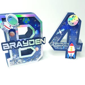 Astronaut 3D Letter: Outer Space Birthday Party Decoration