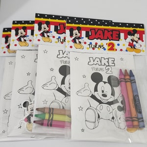 Mickey Mouse coloring book, Mickey Coloring pages, Mickey Mouse Birthday, Mickey Party decor, Mickey Birthday Decoration, Mickey Party Favor