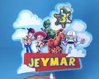 Toy Story Cake Topper: Geburtstags-Party-Dekoration