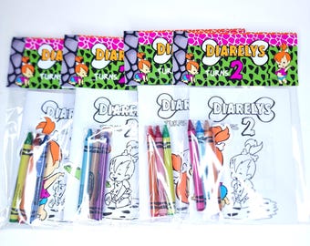 Pebbles Flintstones coloring book, Pebbles Coloring pages, Pebbles Birthday, Pebbles Party decor, Pebbles Birthday Decorations, Party Favor