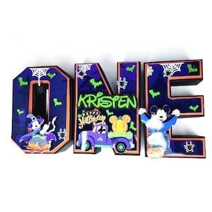 Halloween Mickey Mouse 3D letters Halloween Mickey Mouse Party Decoration Halloween Mickey Birthday Decorations Halloween Mickey Mouse party