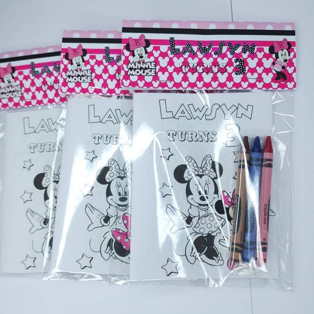 Minnie Mouse Coloring Book Minnie Mouse Coloring Pages Etsy