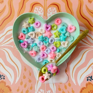 Heart Cereal Bowl Wall Art, Fake Cereal Bowl, Dopamine Decor, Dripping Wall Art, Fake Food Wall Hanging, Weird Decor, Maximalist