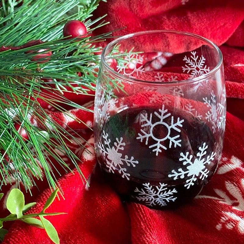 Holiday Wine Glasses Etsy — free download