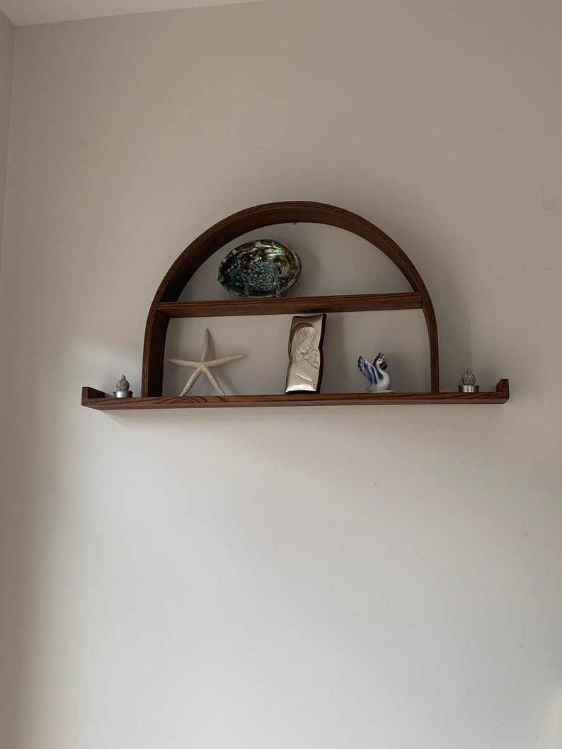Omega Half Circle Shelf. Floating Wall Shelf. Modern Design Etsy
