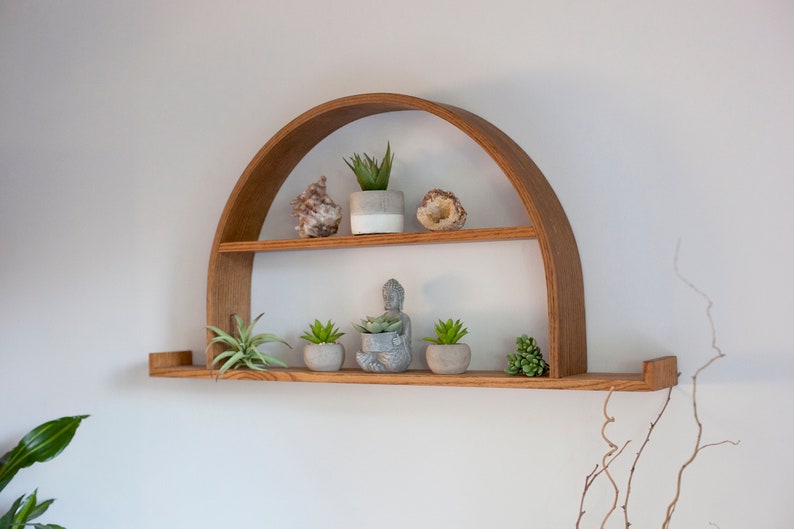 Omega Half Circle Shelf. Floating Wall Shelf. Modern Design Etsy