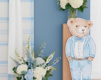 Polo Bear Cutout Prop | Digital Download PNG | 36" & 48" Foam Board Printable | Birthday, Baby Shower Decoration