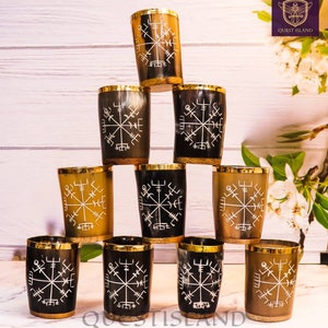 Viking Drinking Horn Cups Royal Premium Shot Glasses Royal Drinking Tankard Viking Horn Cup, For Mead Ale And Beer, Mens Gift, Viking Gift