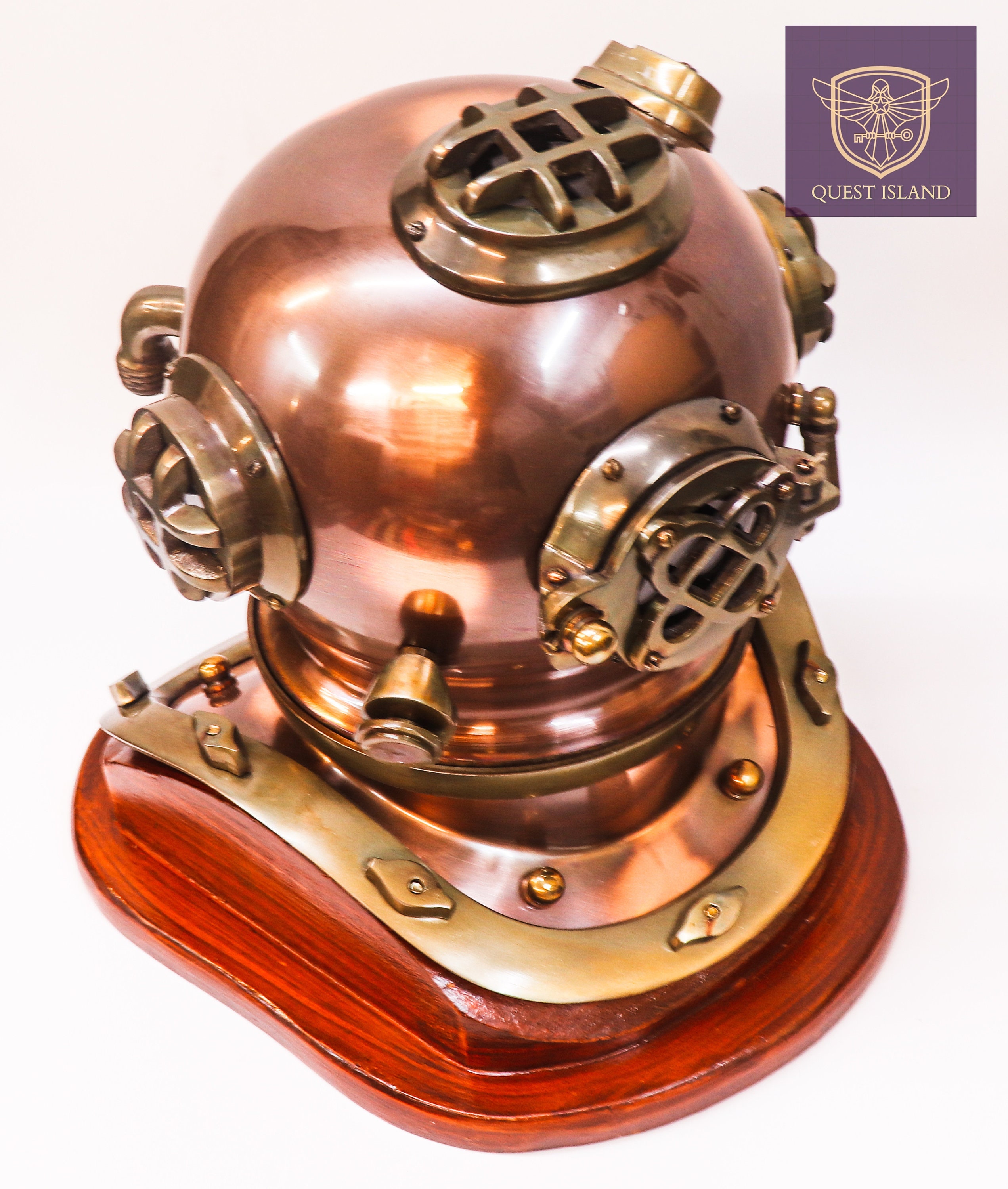US Navy Mark V Diving Helmet Decorative: Nautical Home Decor (12") - Etsy