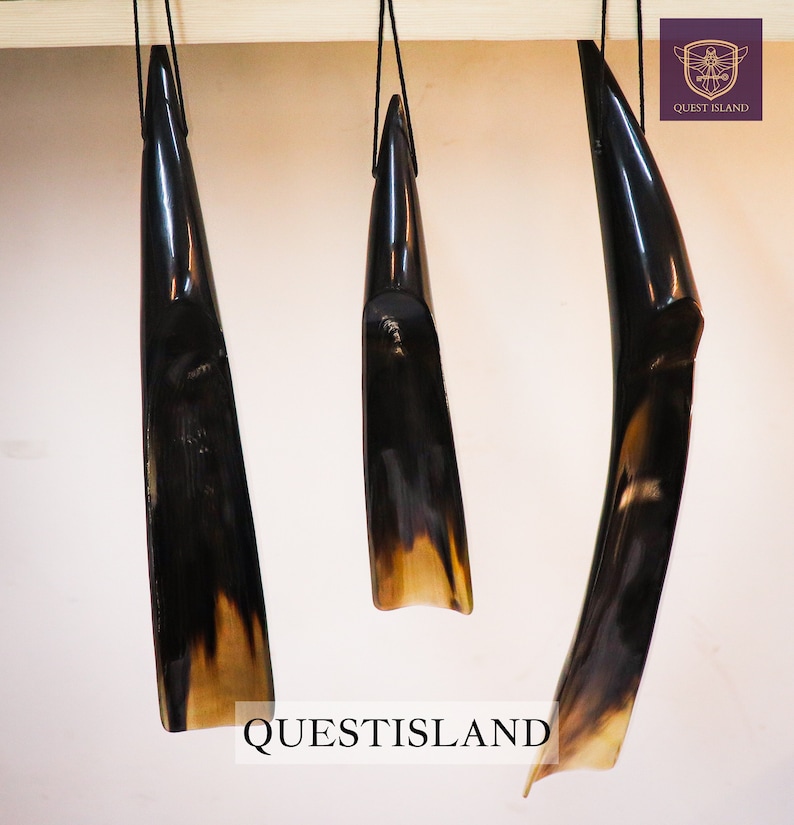Long Handle Shoehorn: Handmade Ox Horn - Smooth, Durable Design image 6