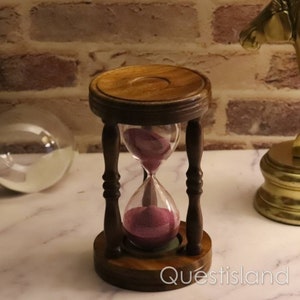 Sand Timer Wooden Hourglass 5 Minutes Handmade Hourglass for ...