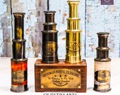 Brass Telescope 6 quot Nautical Maritime Mini Spyglass Pirate Navigation Sailor Explorer Nautical Style, Gift For Son, Birthday Gift