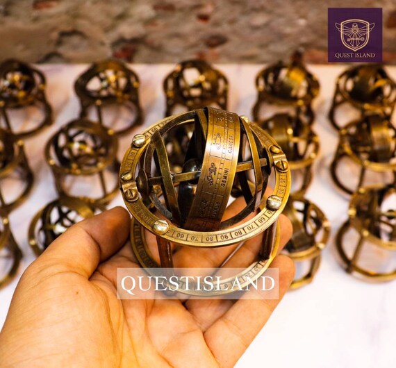 手作り真鍮製天球儀：天体装飾 - Etsy 日本