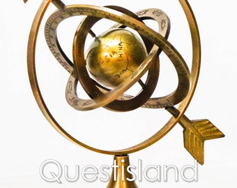 Armillary Astro Celestial Globe Brass Sphere Handmade Housewarming Collectible Home And Office Decor Item Christmas Gift