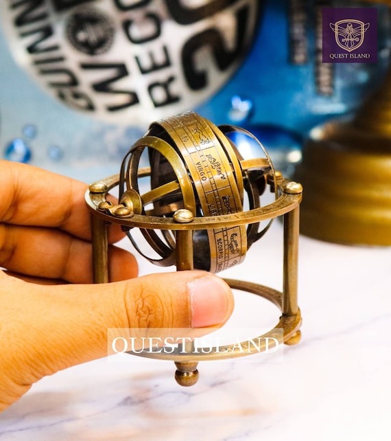 Armillary sphere shop ring etsy