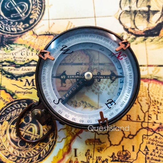 Brass Marine Spencer Compass Dollond London Marine Vintage Directional 