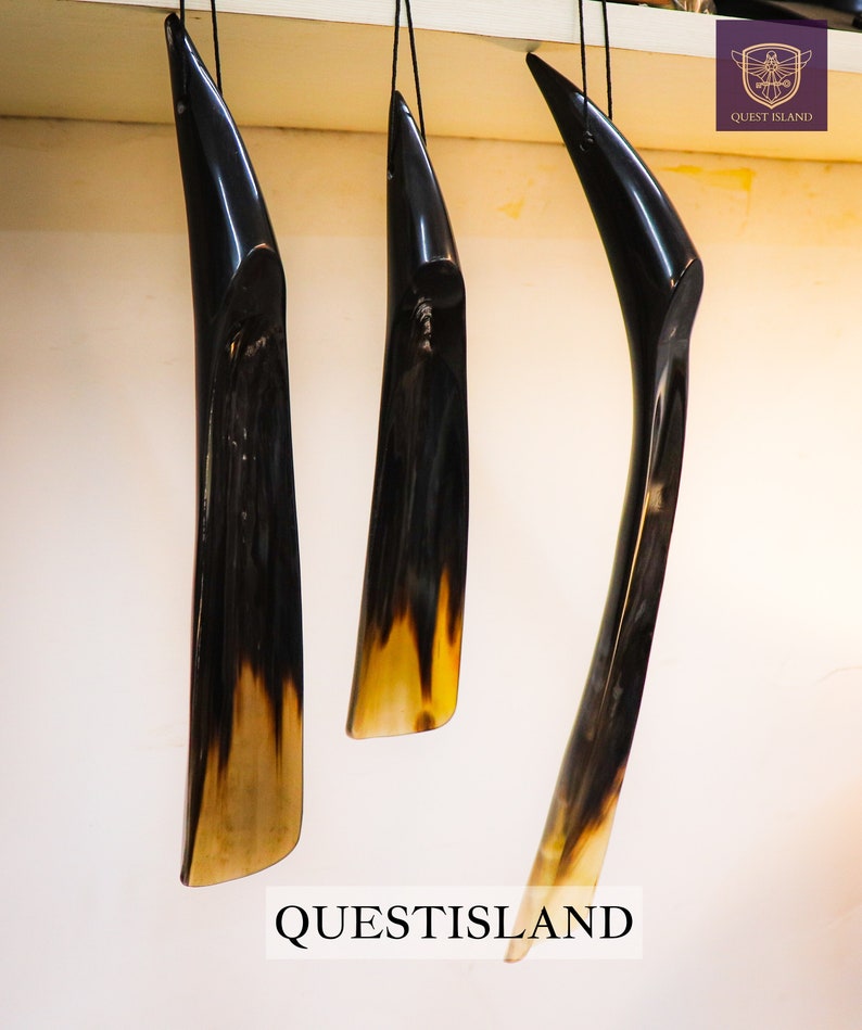 Long Handle Shoehorn: Handmade Ox Horn - Smooth, Durable Design image 5