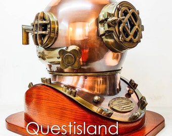 Diving Helmet US Navy Mark V Diving Divers Helmet Decorative Marine Scuba Sea Divers Home Decor Housewarming, And Christmas Decorations