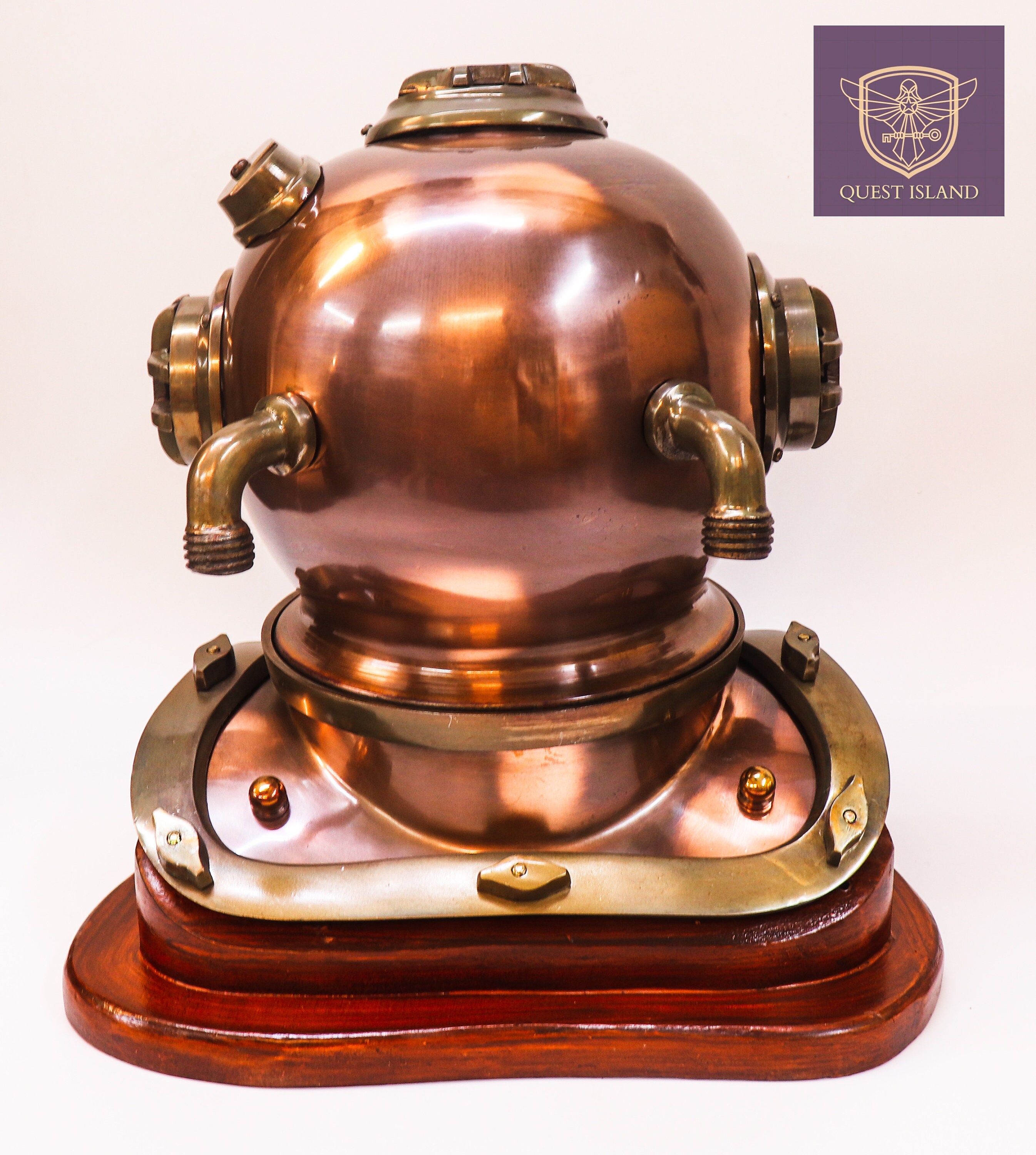 US Navy Mark V Diving Helmet Decorative: Nautical Home Decor (12") - Etsy