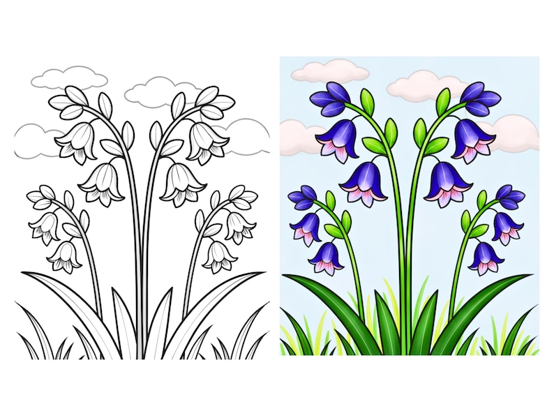 Floral Coloring Pages Bundle – 120 Unique Flower Designs (A4 PDF) image 11