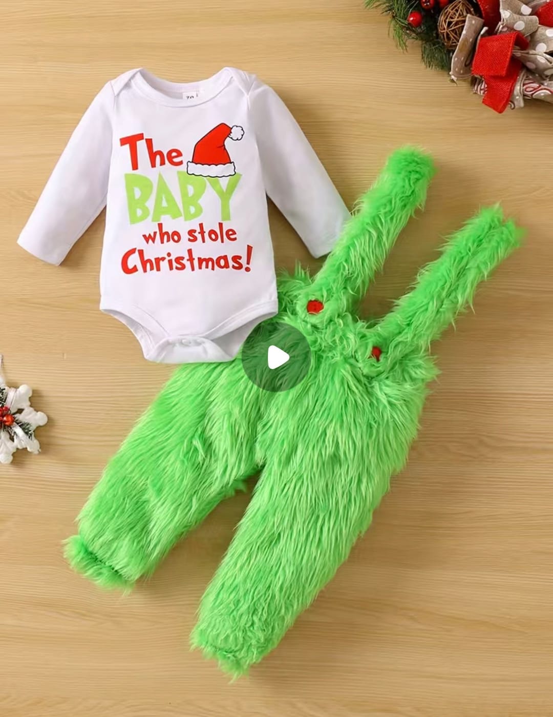 The Grinch Christmas Baby Onesie Suit - Etsy
