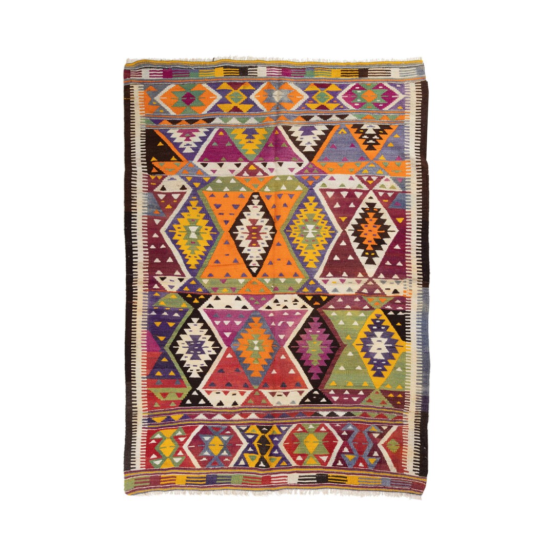 Handmade Kilims With Natural Materials Kilims Made With Crochet and