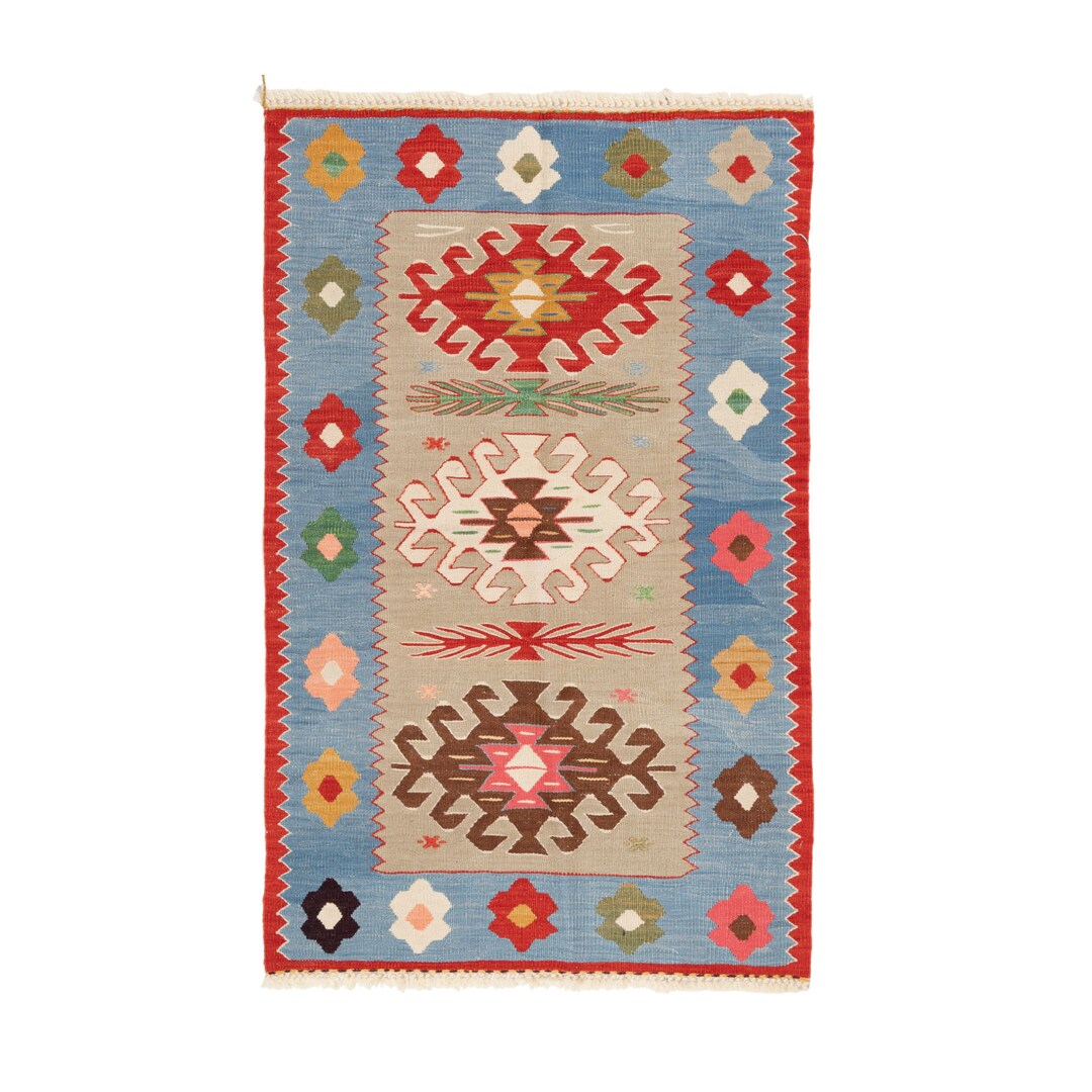 Handmade Kilims With Colorful Geometric Patterns Kilims Made Etsy