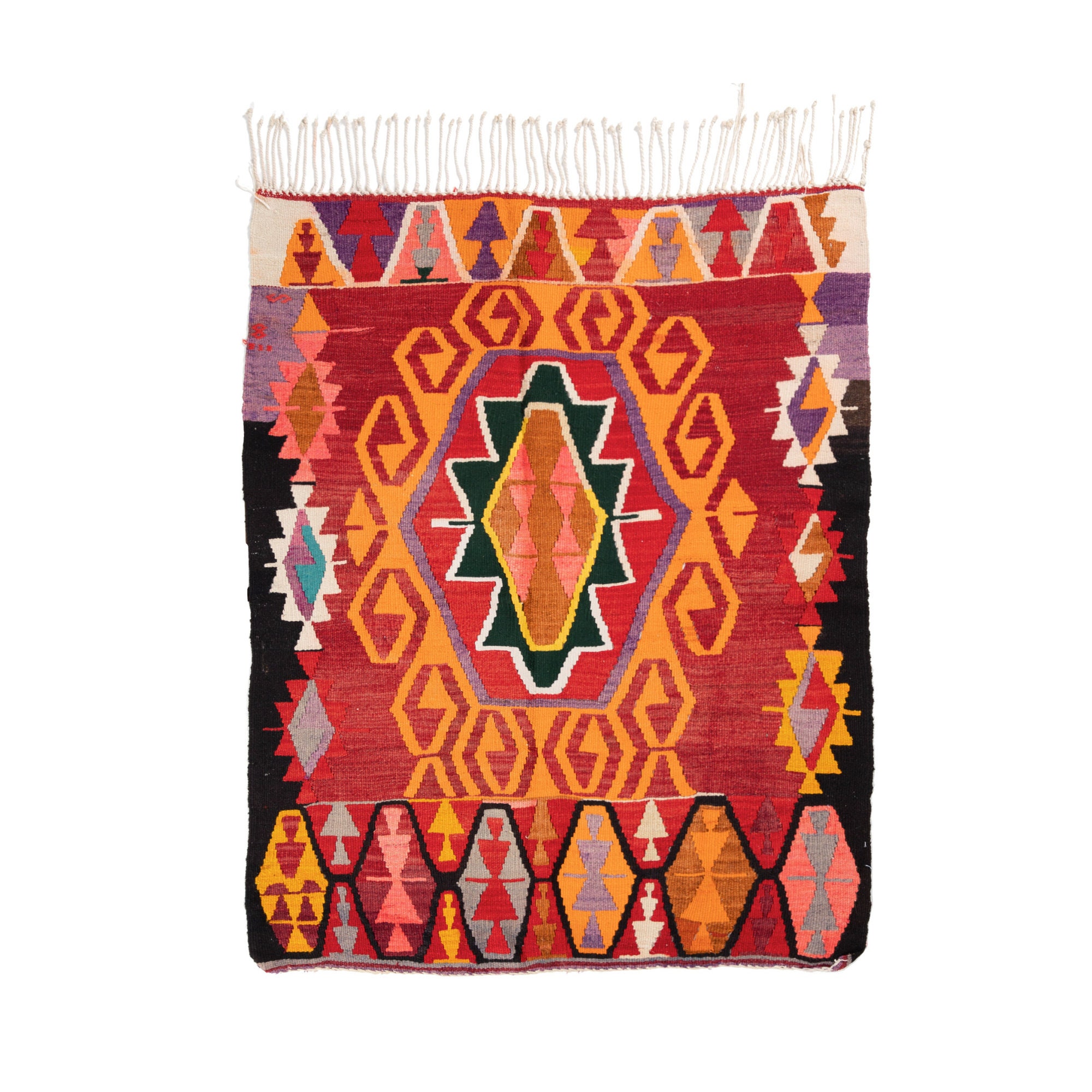 compare prices Handmade Geometric Bohemian Kilim Area rug Rug