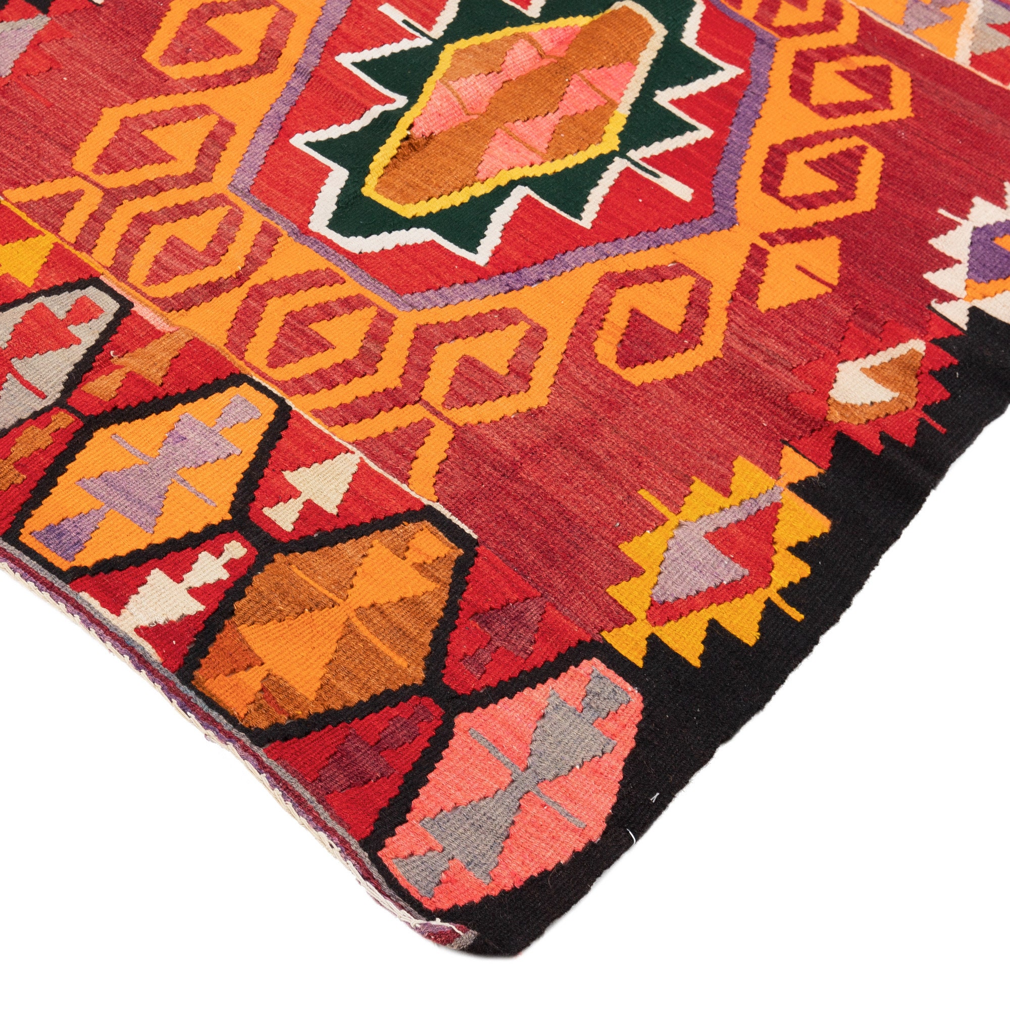 compare prices Handmade Geometric Bohemian Kilim Area rug Rug