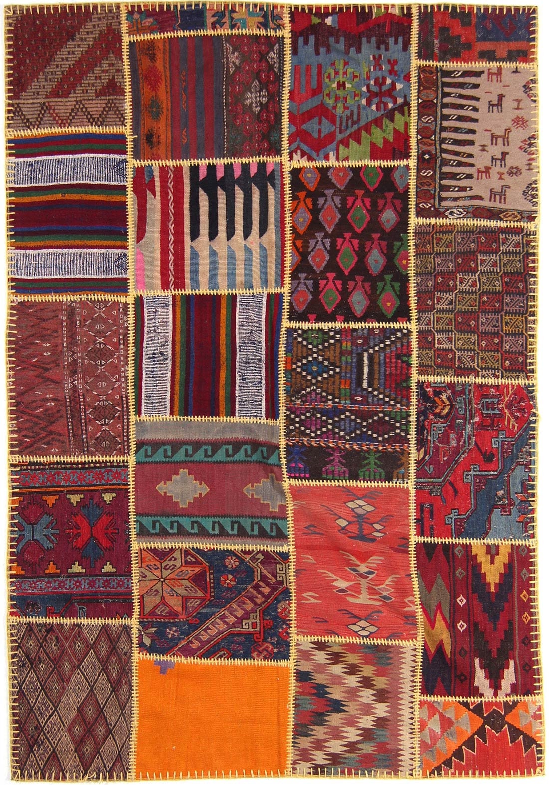 Made in Turkey Authentic Village Handmade Rug Handmade Patchwork Carpet
