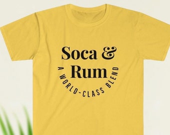 Camiseta de soca y ron: música caribeña, ropa de las Indias Occidentales