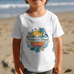 Trinidad & Tobago T-Shirt: Tropical Island Souvenir Tee, Adult and Youth Sizes