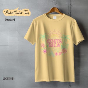 Costa Rica 2025 T-Shirt, Tropical Palm Tree Tee, Family Vacation Shirts, Matching Adult Tie Dye Tshirts, Youth Tees, Souvenir Gift, Unisex T