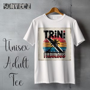 Trinidad and Tobago T-Shirt for Men, Women or Kids, Trini Graphic Tee, Trini Tank Top, Unisex Island Vibes TShirt, Trinbago Souvenir, Gift