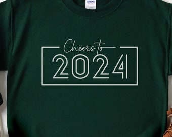 Cheers To 2024, New year 2024, Happy New Year, 2024, Svg, PNG, Cut file, Digital Download