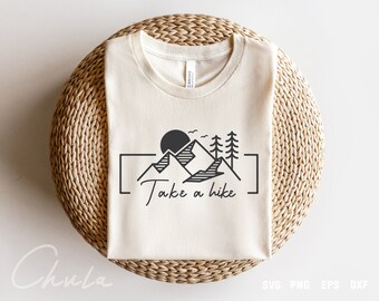 Maak een wandeling Svg, Wandelen Svg, Outdoor shirt idee, Digitale download, Cricut en Silhouette Cut File