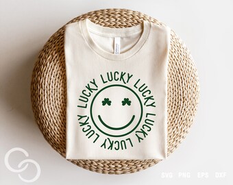 Lucky Svg, St. Patrick’s Day Svg, lucky Svg, St. Paddy’s Day, irlandais, chanceux, Téléchargement numérique, Cricut et Silhouette Cut File