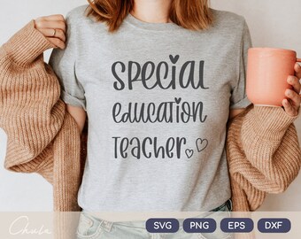 Special education teacher svg, Sped teacher svg, autism teacher svg, Digital download, Cricut and Silhouette Cut File
