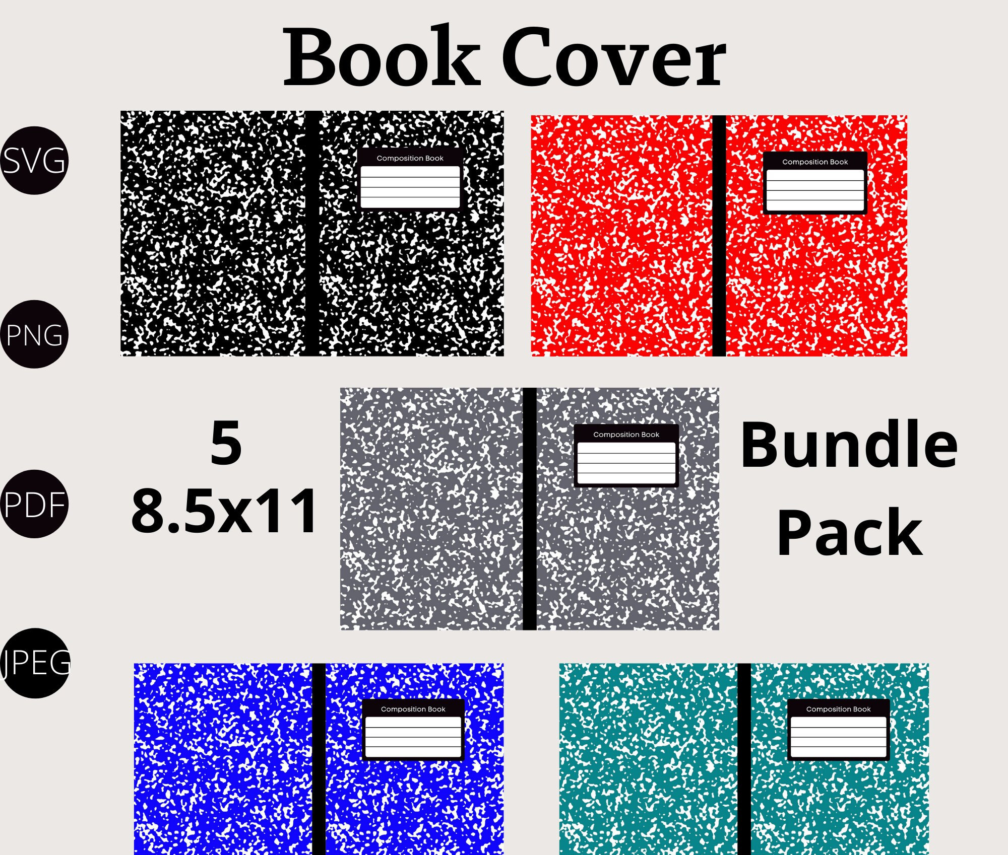 Composition Notebook Cover Template Composition Notebook Cover Template