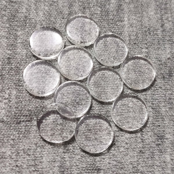 Natural Crystal Quartz Round Flat coin Cabochon Gemstone, Both Side Flat Clear Quartz disc Cabochon For Jewelry Making