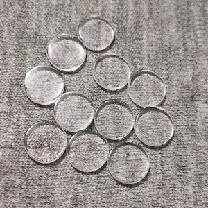 Natural Crystal Quartz Round Flat coin Cabochon Gemstone, Both Side Flat Clear Quartz disc Cabochon For Jewelry Making
