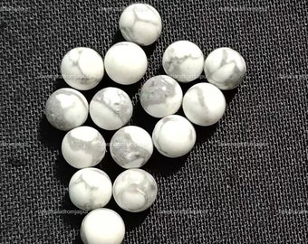Natural Howlite Crystal Sphere Balls Beads, 8mm Beads For Jewelry making