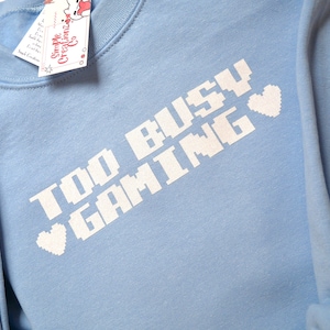 Video Game Sweatshirt, Gamer Girl Gifts, Cozy Gaming Attire, Gamer Girl Apparel, Kawaii Clothing, Kawaii Sweater, Cozy Gamer