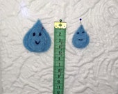 Needle Felted Bookmark: Drink Water Reminder, Pen Pal Gift