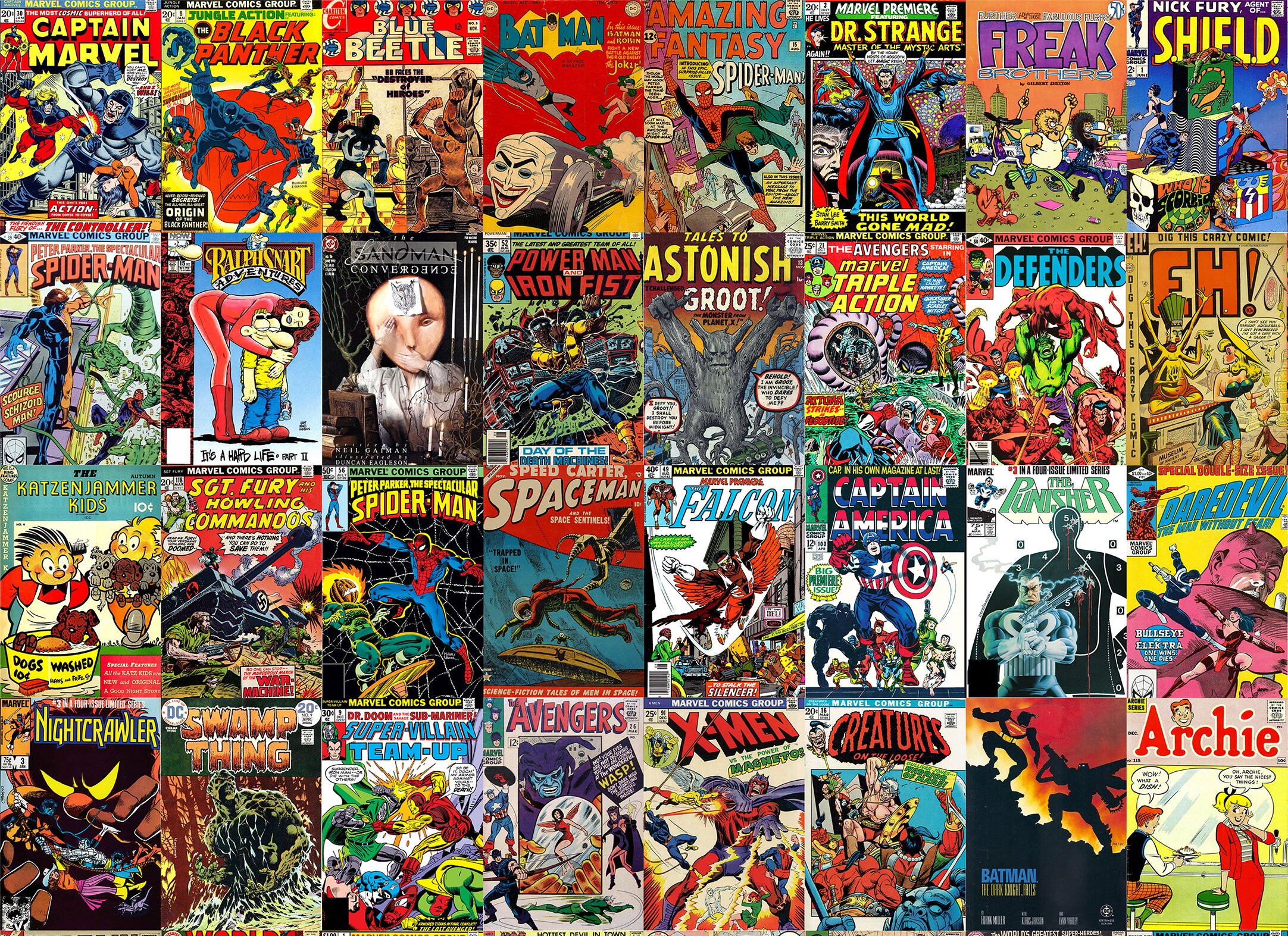 Comic Book Wall Art High Resolution Digital File Ready to Etsy
