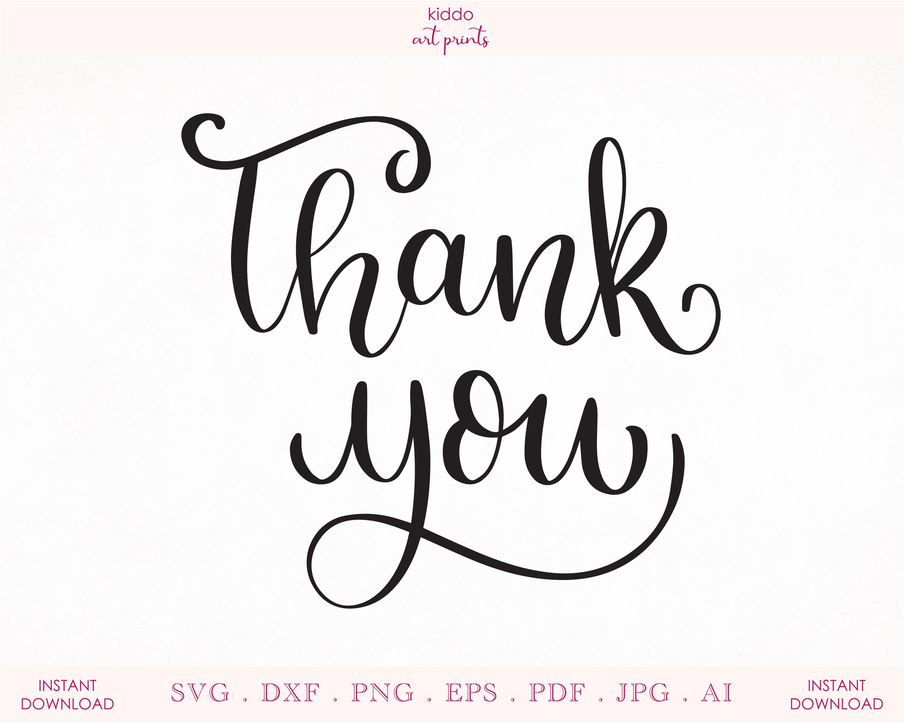 Thank You SVG, Gratitude SVG, Thank You Sign, Wedding Thank You SVG ...